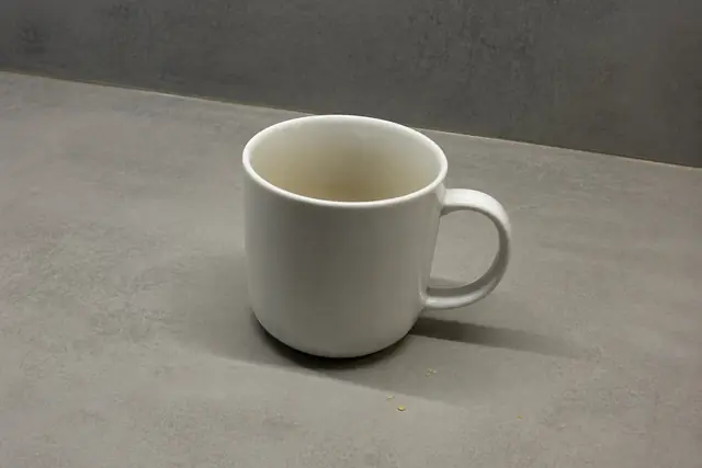 A tired morning kitchen