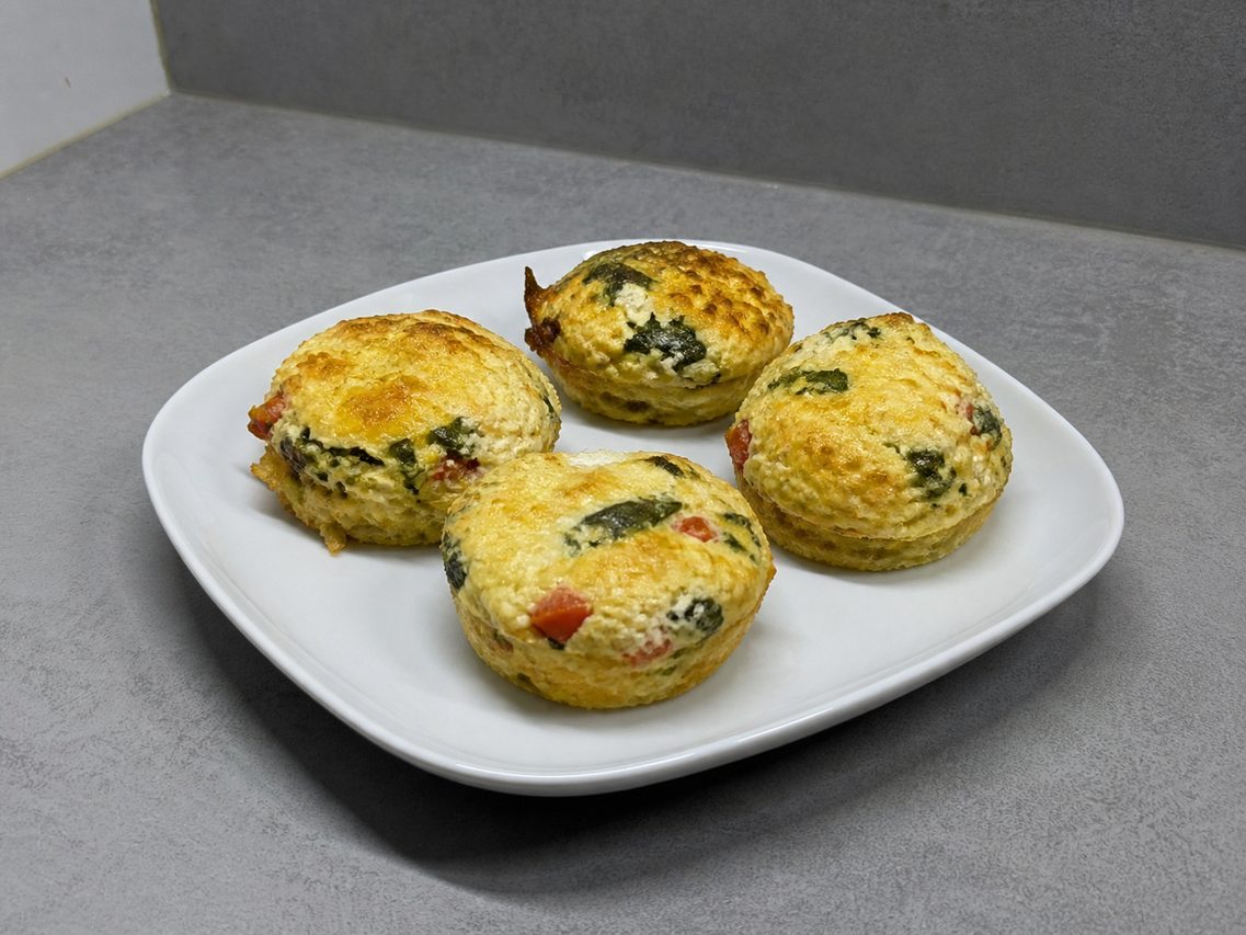 Cottage cheese egg muffins