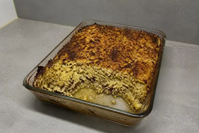 Light beef and cabbage casserole